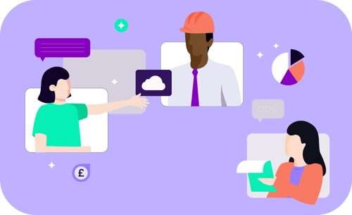 Character diagram 2_purple background