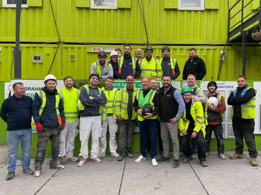 Construction team photo