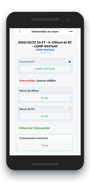 Logiciel de Gestion d'Intervention de maintenance