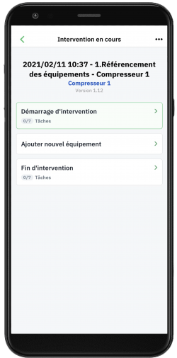 Demo 1 suivi équipements Demo 1 suivi équipements Suivi d'équipements : fiche de contrôle