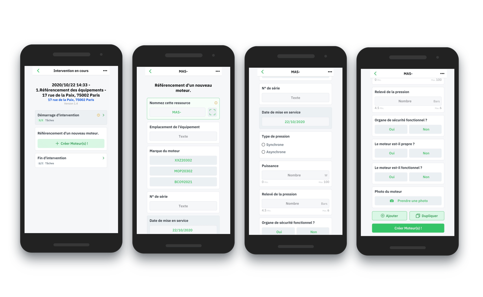 Référencement et suivi d’assets