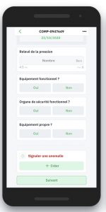 Opérateur connecté. Application mobile. Formulaire interactif Ermeo. Suivi d'intervention.