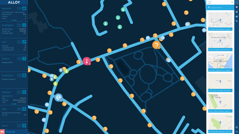 A screenshot of the Alloy platform