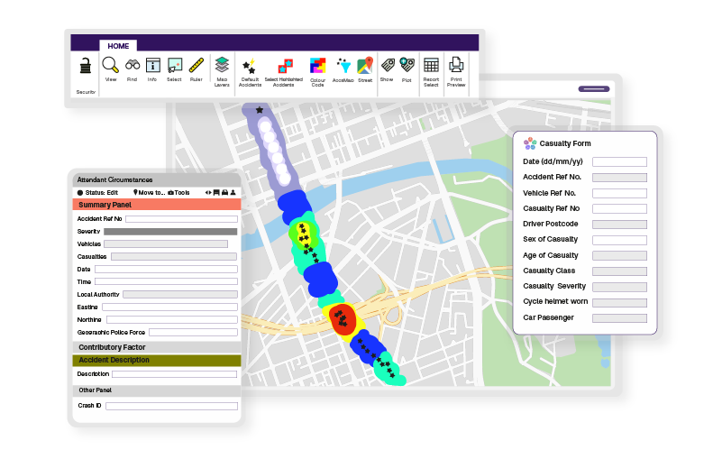 road safety accsmap heatmap